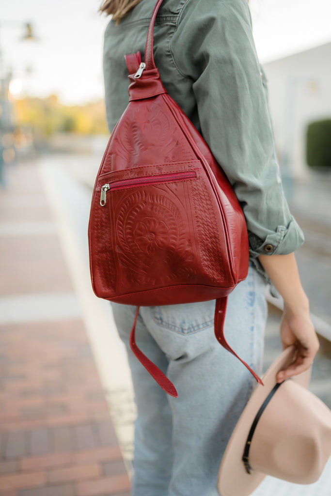 Soft Leather Convertible Backpack Purse | Mayko Bags